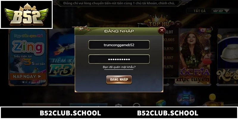 Đăng Nhập B52club - 3 Bước Truy Cập Nhanh Chóng